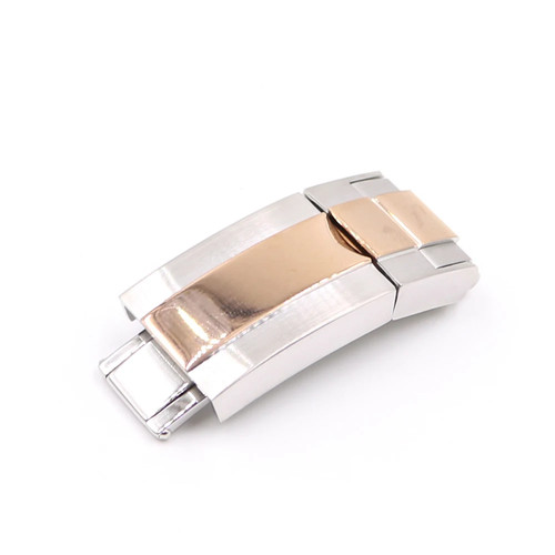 Chiusura in acciaio 316L alta qualità 16mm * 9mm per cinturino orologio Rolex Oyster Submariner - Foto 11 di 13