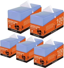 1000 Top Loads for Trading Cards – Hard Plastic Holders & Penny Sleeves, 3" X 4"