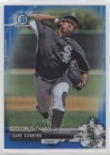 2017 Bowman Draft Chrome Blue Refractor 35/150 Dane Dunning #BDC-186 c8a