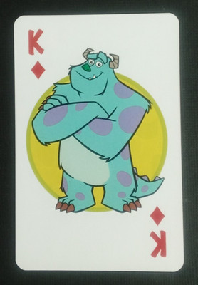 Monsters Inc. Sullivan Playing Card Sullivan King Diamonds