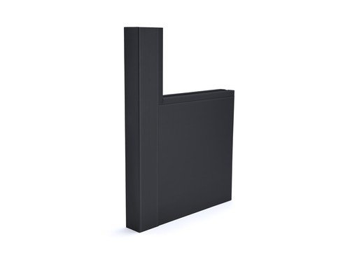 Bottom Corner Sample Kit - Narrow Stile - Dark/Black Bronze Anodized - Picture 2 of 4