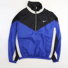 Vintage Nike Windbreaker Light Jacket Size Medium Blue