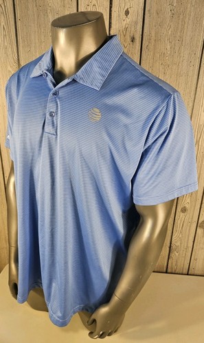 ATT AT&T Employee Poloshirt blau gestreift Business Herren 3XL - Bild 3 von 10