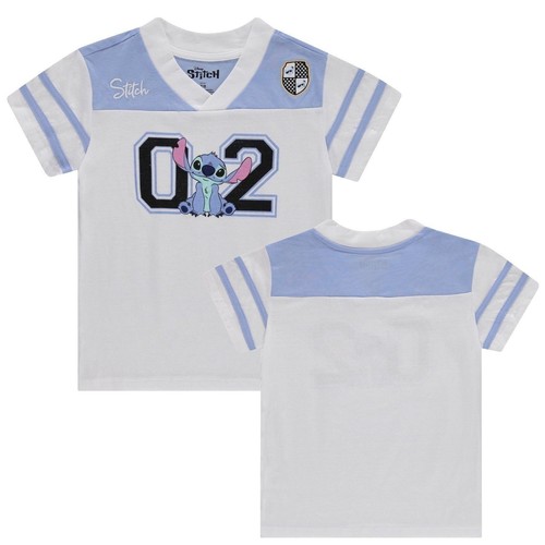 Disney Girls Lilo & Stitch Soccer Jersey T-Shirt - Girls Sizes 4-16 - Picture 7 of 25