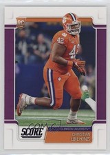 2019 Score Rookies Purple Christian Wilkins #396 2s9