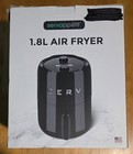 1.8L Air Fryer By Serappetit Black With Temperature And Timer Knobs New In Box