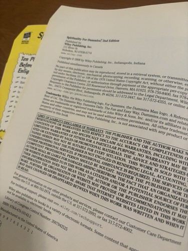 Spirituality For Dummies by Sharon Janis 2008 Wiley Paperback USED EX FS - Picture 4 of 13