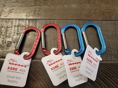 NEW (SET OF 4) OEM DMM #A531RD & A531BL XSRE MINI CARABINER