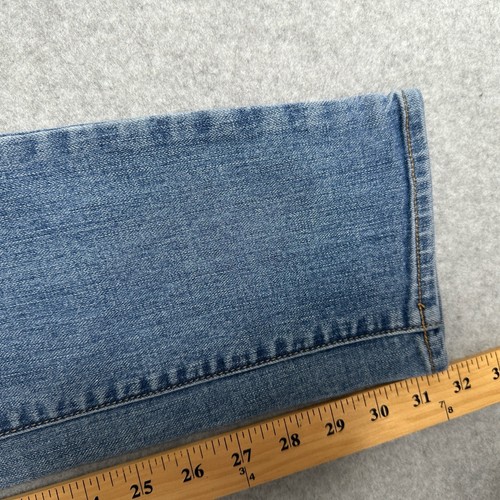 Jeans Old Navy para mujer 8 largos Diva lavado claro tiro bajo ajustados azul denim - Imagen 8 de 14