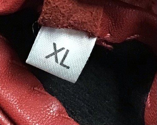 Vintage/edle rot gefütterte rote Leder Echo Handschuhe - GR XL 90er ❤️ - Bild 4 von 4