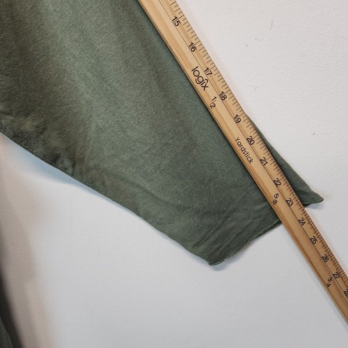 BP Leinenmischung Longline Staubwedel Kimono Gr. S grün offen Lagenlook Boho Coastal - Bild 9 von 13