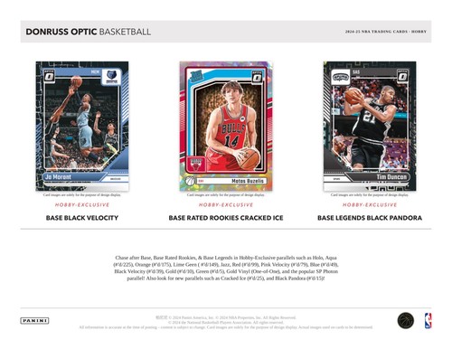 Jonas Valanciunas WAS 2024/25 Panini OPTIC HOBBY 1 Case (12 Box) Player Break #1 - Picture 3 of 5