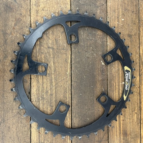 Vintage SR Suntour Chainring 46 Tooth 46t 110 BCD Powering Alloy MTB Black - Picture 5 of 7