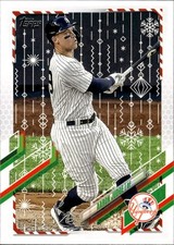 2021 Topps Holiday #HW99 Aaron Judge New York Yankees