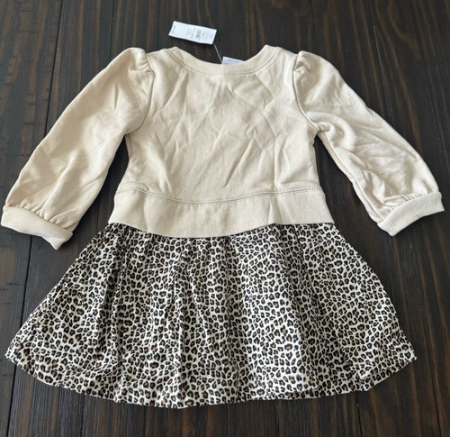 Baby Gap Leopard Cat Dress (Size 18 - 24Months) - New - Picture 2 of 7