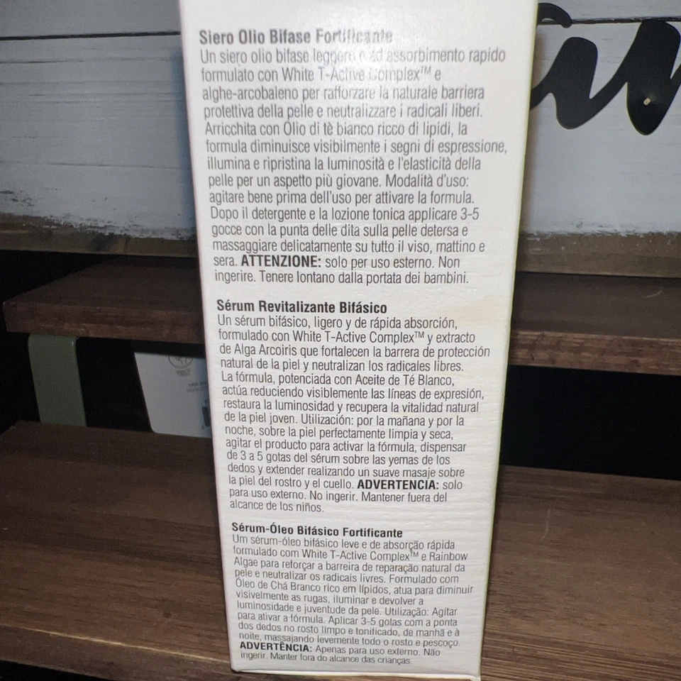 Suero de aceite bifásico fortificante Elizabeth Arden White Tea Skin Solutions 30 ml/1 oz Foto 3 de 4