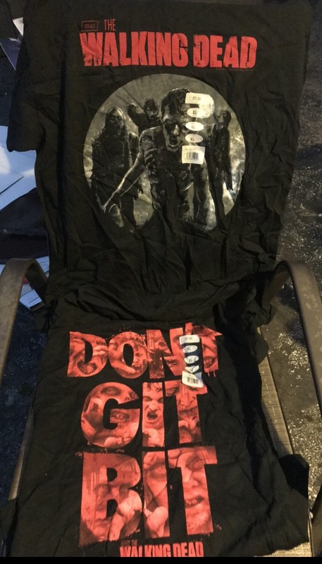 Walking Dead Don’t Git Bit Shirt XL And Dead Shirt Brand New Original Shirts.