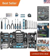 Home Tool Kit 144 Pieces Hand Tools Set Repair Pliers Wrenches Hammer