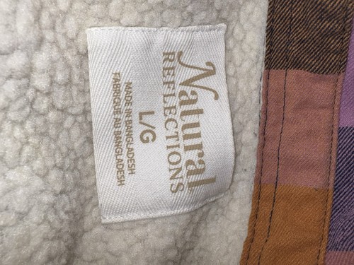 Natural Reflections, Damen Größe L Sherpa gefütterte Jeansjacke Mantel - Bild 6 von 7