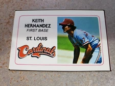 Keith Hernandez Cardinals 1981 PERMA-GRAPHICS PROOF SQUARE CORNERS WOW
