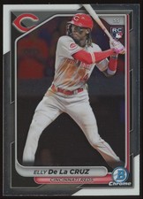Elly De La Cruz Rookie #42 2024 Bowman Chrome Cincinnati Reds Baseball Card MLB