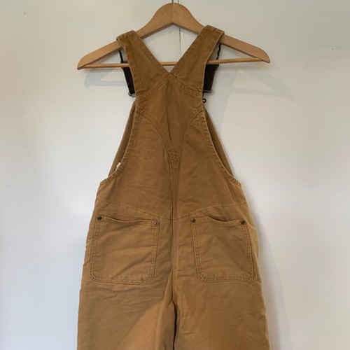 Carhartt Dungarees Kids Size 8 Tan 26x20 Overalls Double Knee Duck Bib Youth - Picture 9 of 19
