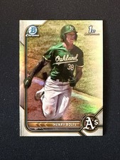 🔥🔥 Henry Bolte 2022 Bowman Draft 1st Chrome Prospects Refractor #BDC-121 🔥🔥