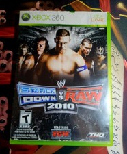 WWE SmackDown vs. Raw 2010 (Microsoft Xbox 360, 2009) No Manual -TESTED