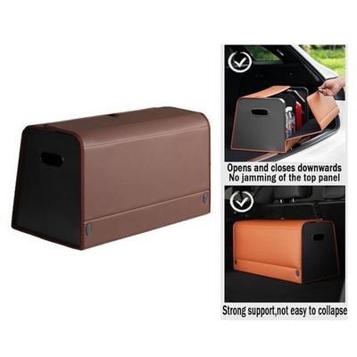 Kofferraumtasche Auto Kofferraum Organizer Leder Tasche Aufbewahrungsbox Faltbox
