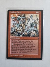 Raiding Party - Fallen Empires - MTG Magic - Uncommon - Red Enchantment