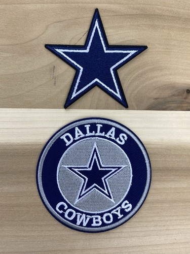DALLAS COWBOYS EMBROIDERED IRON ON PATCHES 3” X 3” FREE SHIPPING - Bild 1 von 3