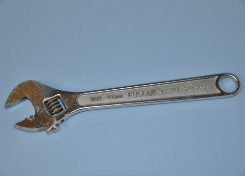 Fuller (No. 12) Vintage - Extra Strong Chrome Vanadium Adjustable Wrench (Japan) - Picture 1 of 5