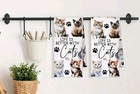 Cat Dish Towel Kitten SET 2 Hand kitchen Decor NEW FREE Ship