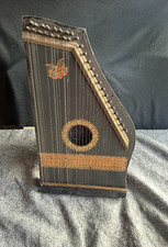 Antique American THE BELL HARP CO Zither /Autoharp 19" X 12" Late 1800s Original