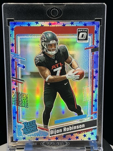 2023 Panini Donruss Optic Bijan Robinson Stars Prizm Rated Rookie Falcons #206��