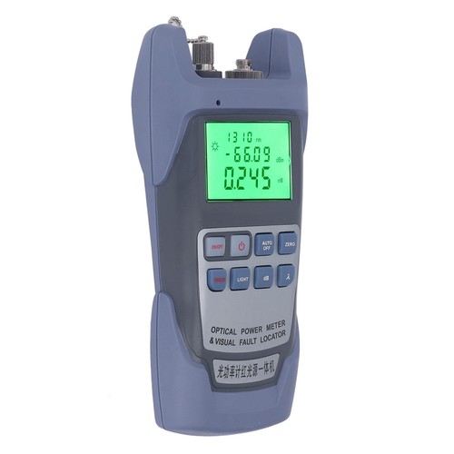 Fiber Light Tester ABS Silicone High Accuracy Anti Fall Optical Power Meter Grey - Picture 1 of 12