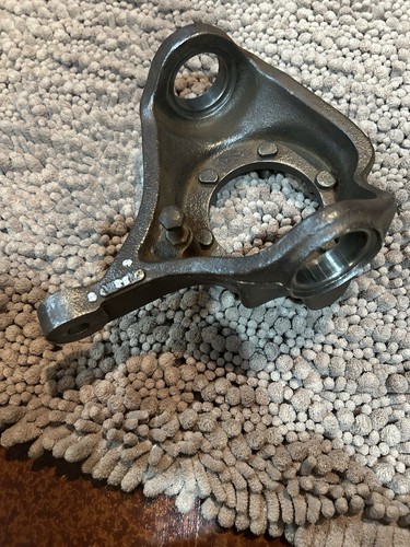 Jeep Steering Knuckle Driver Side Dana 30 6 Bolt caliper plate CJ 77-78 - Picture 9 of 13