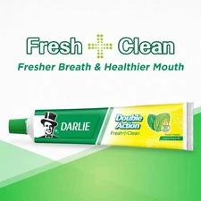 DARLIE Toothpaste Double Action 2 Pack (2 x 225g) Fresh Mint Whitening