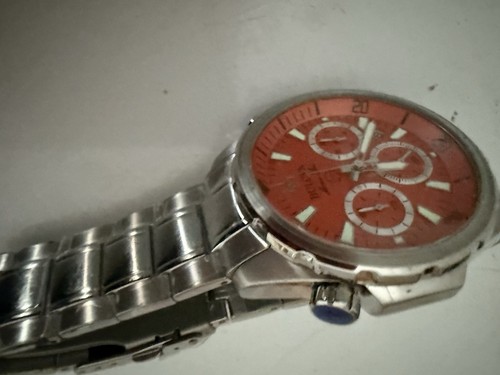 Reloj Hombre Bulova Marine 97b168 Estrella Naranja Cronógrafo Cuarzo. - Imagen 3 de 8