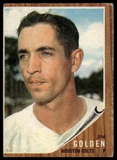 1962 Topps #568 Jim Golden