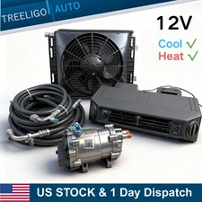 Universal Heat&Cool Underdash Air Conditioner 12V 12000BTU AC Unit for Car Auto