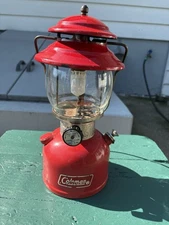 Vintage Coleman 200A Single Mantle Lantern tested working 9/78