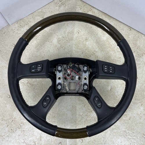 Volante Escalade Suburban Yukon Envoy 2004-2006 P10356365 ébano con madera