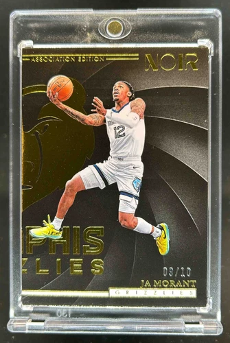 2023-24 Panini Noir Ja Morant Gold Association Edition #9/10 Grizzlies