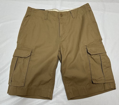 Tommy Hilfiger Cargo Shorts Mens Adult 32 Khaki  6 Pocket Casual 100% Cotton NWT - Picture 1 of 13