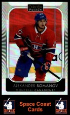 2021-22 O-Pee-Chee Platinum #85 Alexander Romanov Pee-Chee Platinum - Rainbow