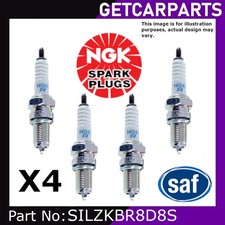 NGK SILZKBR8D8S Spark Plug x4 For BMW X5 2015 Onwards