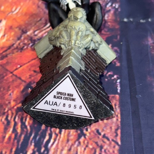 Eaglemoss 2007 Marvel Spider-Man Black Costume Die-Cast Collectible Statue - Picture 3 of 9