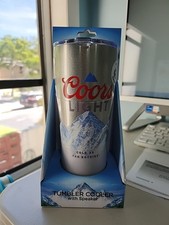 Coors Light Stainless Steel Tumbler with Built in Bluetooth Speaker Grey