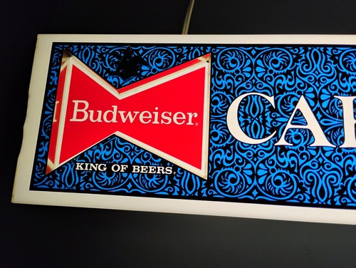 Vintage Budweiser Lighted Beer Bar Tavern Sign King Of Beers - Picture 11 of 22